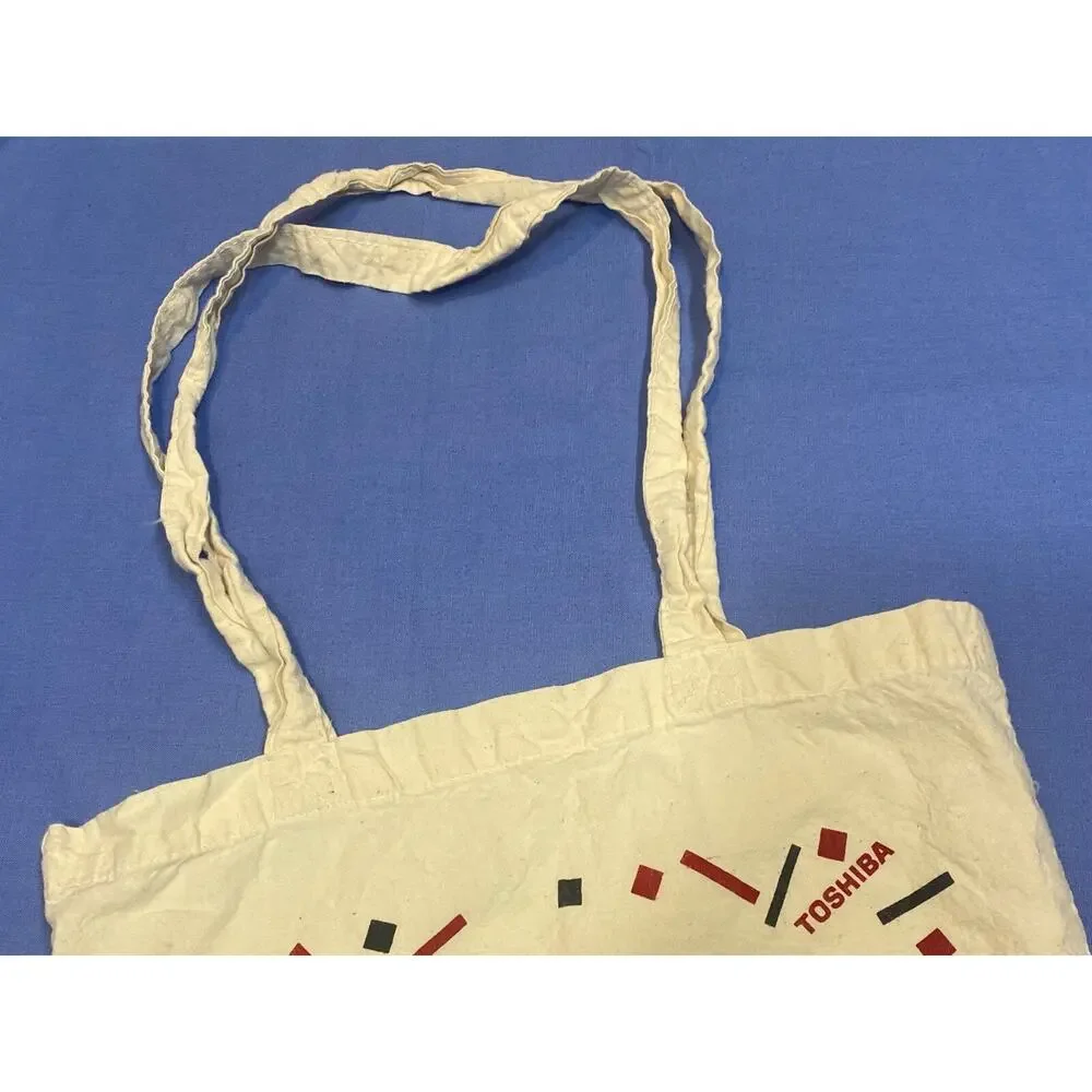 Vintage Toshiba Computers and Printers Graphic Totebag